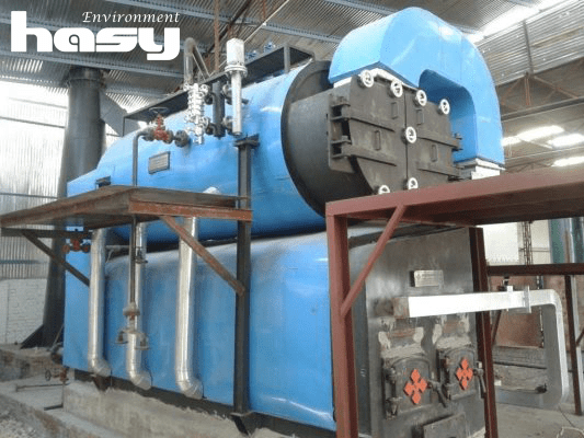 Image of boiler in factory