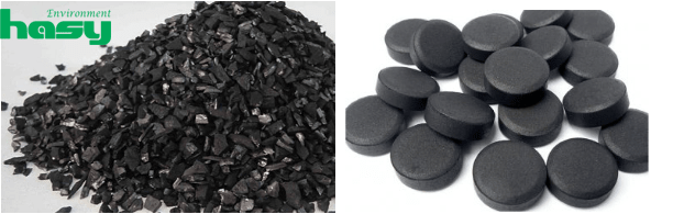 image of activated carbon used in odor adsorption